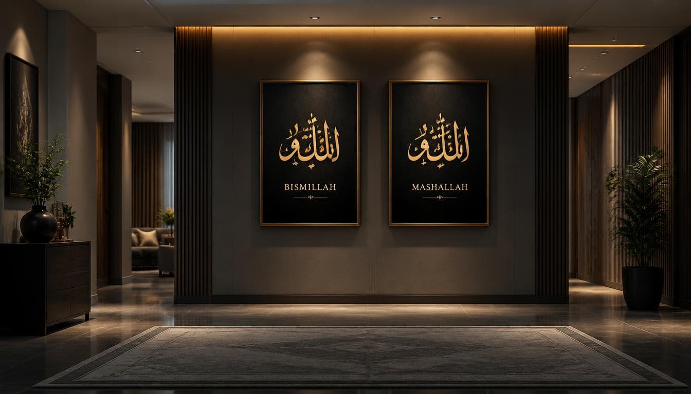 Bismillah & MashAllah — Gold Leaf Duo Frame Set